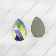 Drop Glass Jewelry Stone Flat Back pour la vente en gros